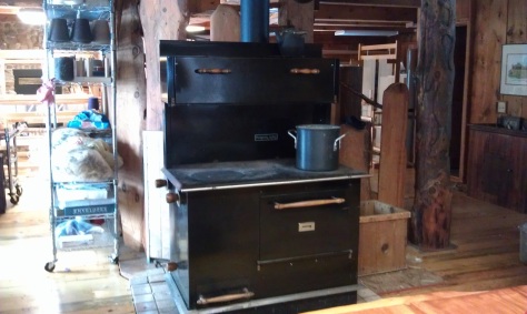 Pioneer Maid woodburning kitchen range.